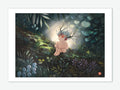 "L'enfant aux bois" Art Print