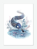 "Meeting a Flying Fish" Art Print