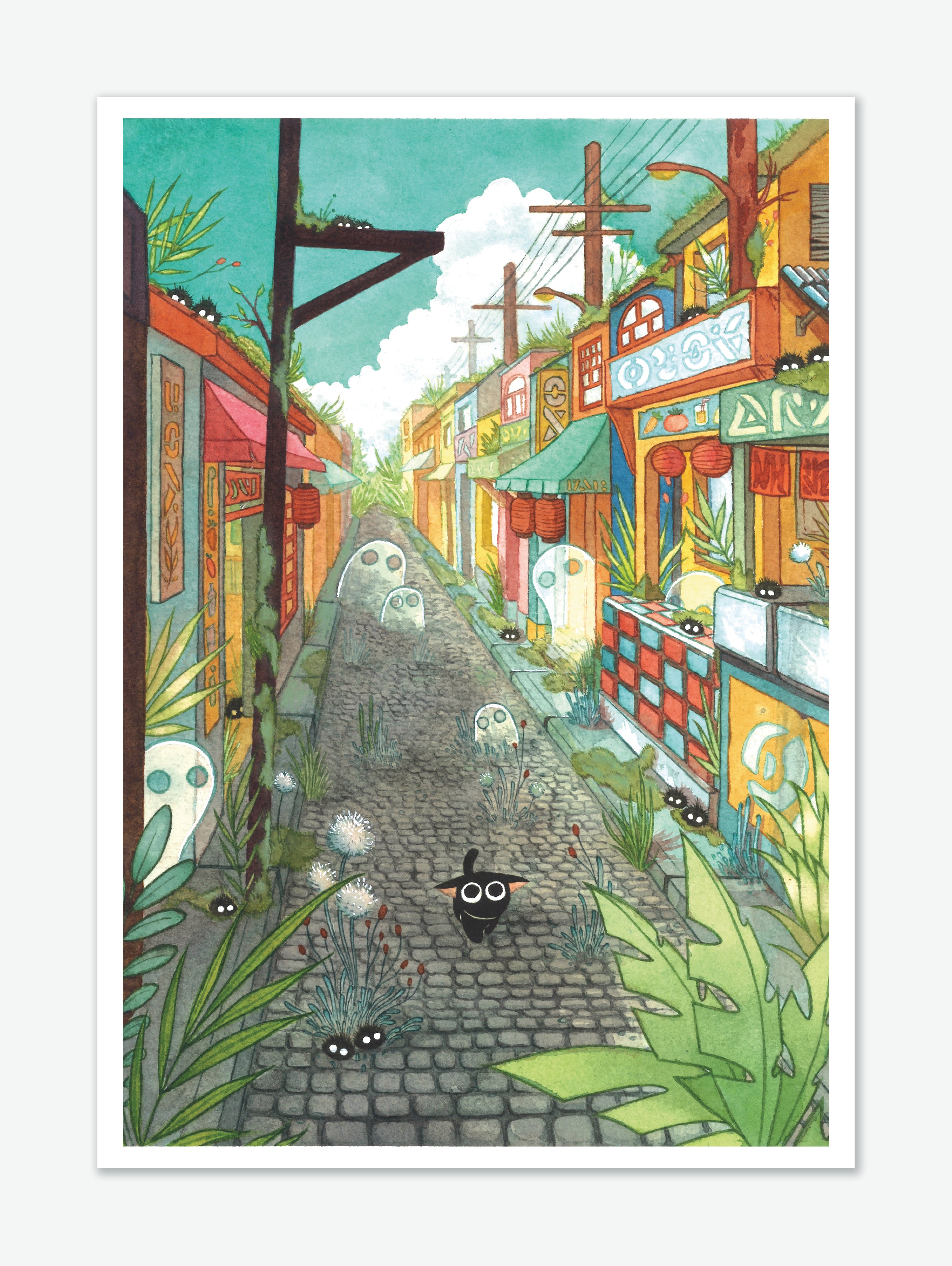 "Lost Kitten" Art Print