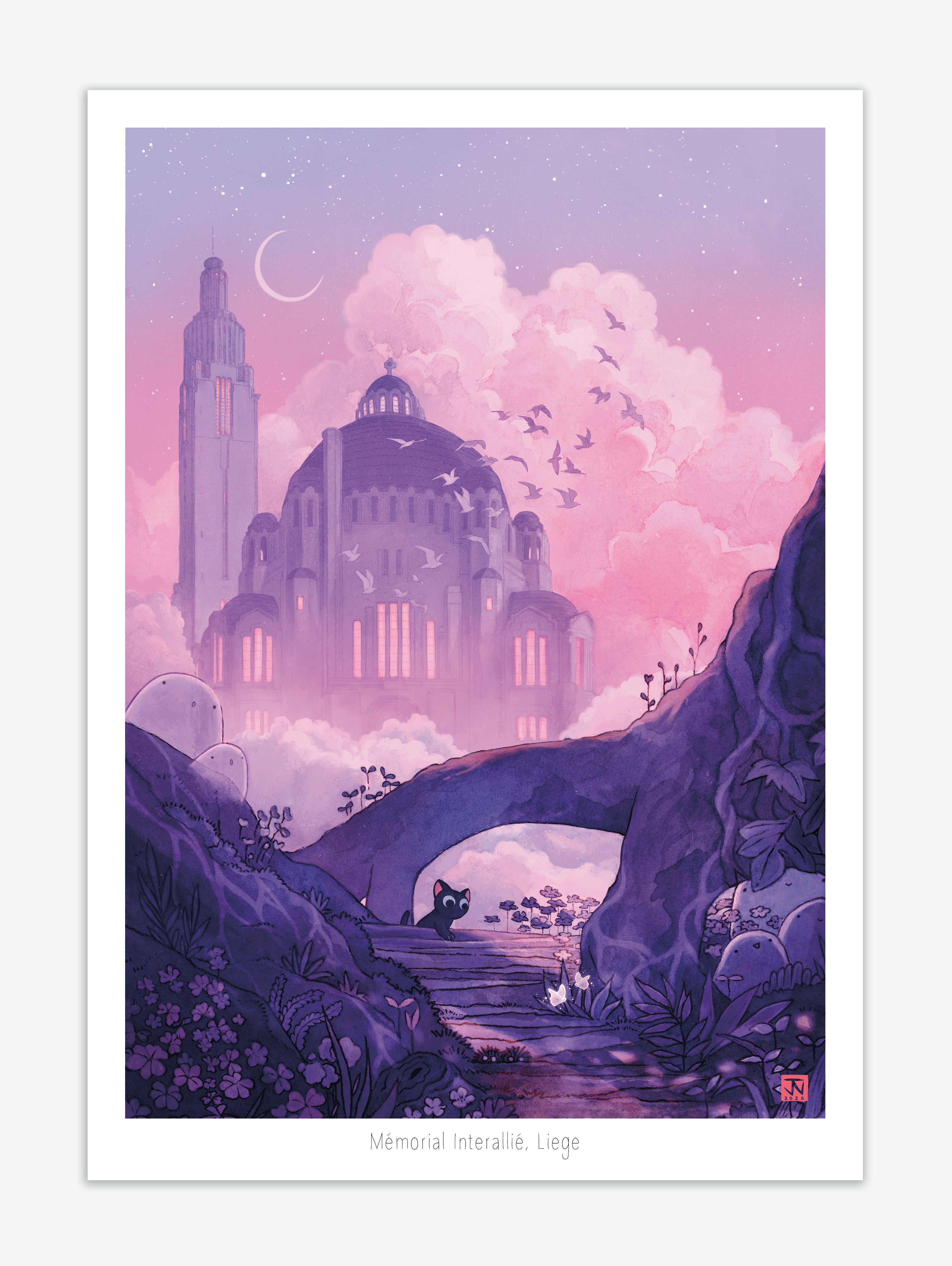 "Mémorial Interallié" Art Print