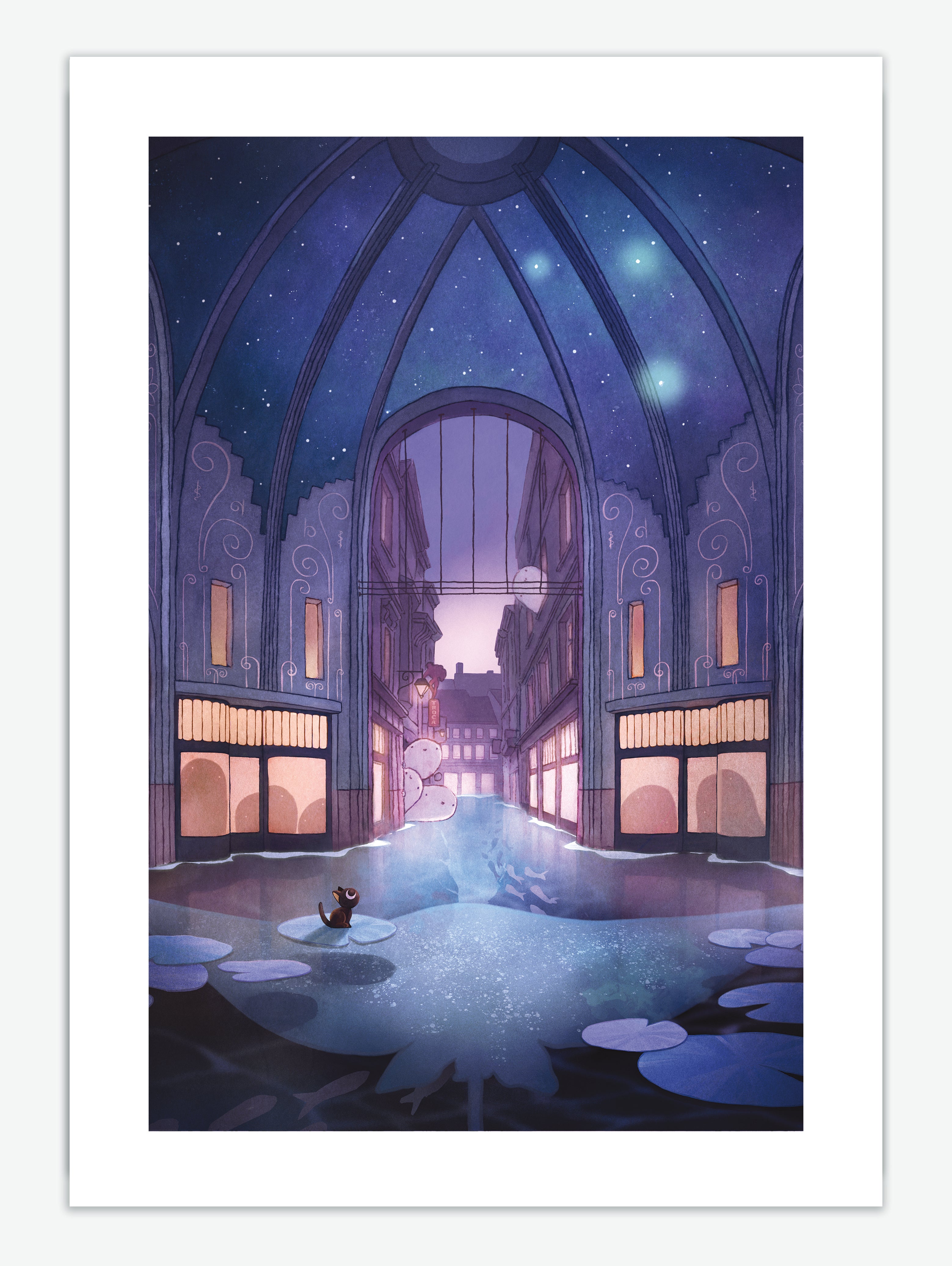 "Passage Lemonnier" Art Print