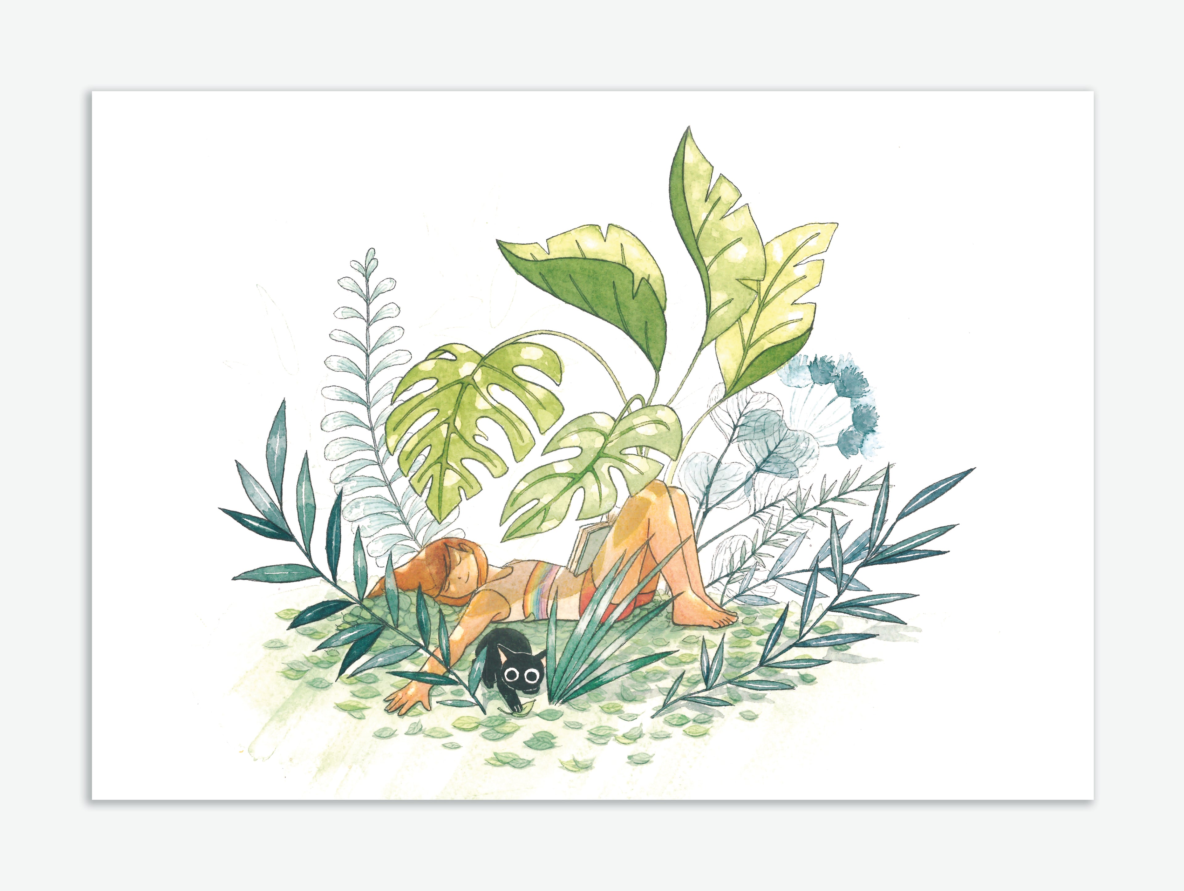 "Sunbath" Art Print