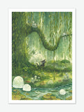 "Under the Weeping Willow" Art Print