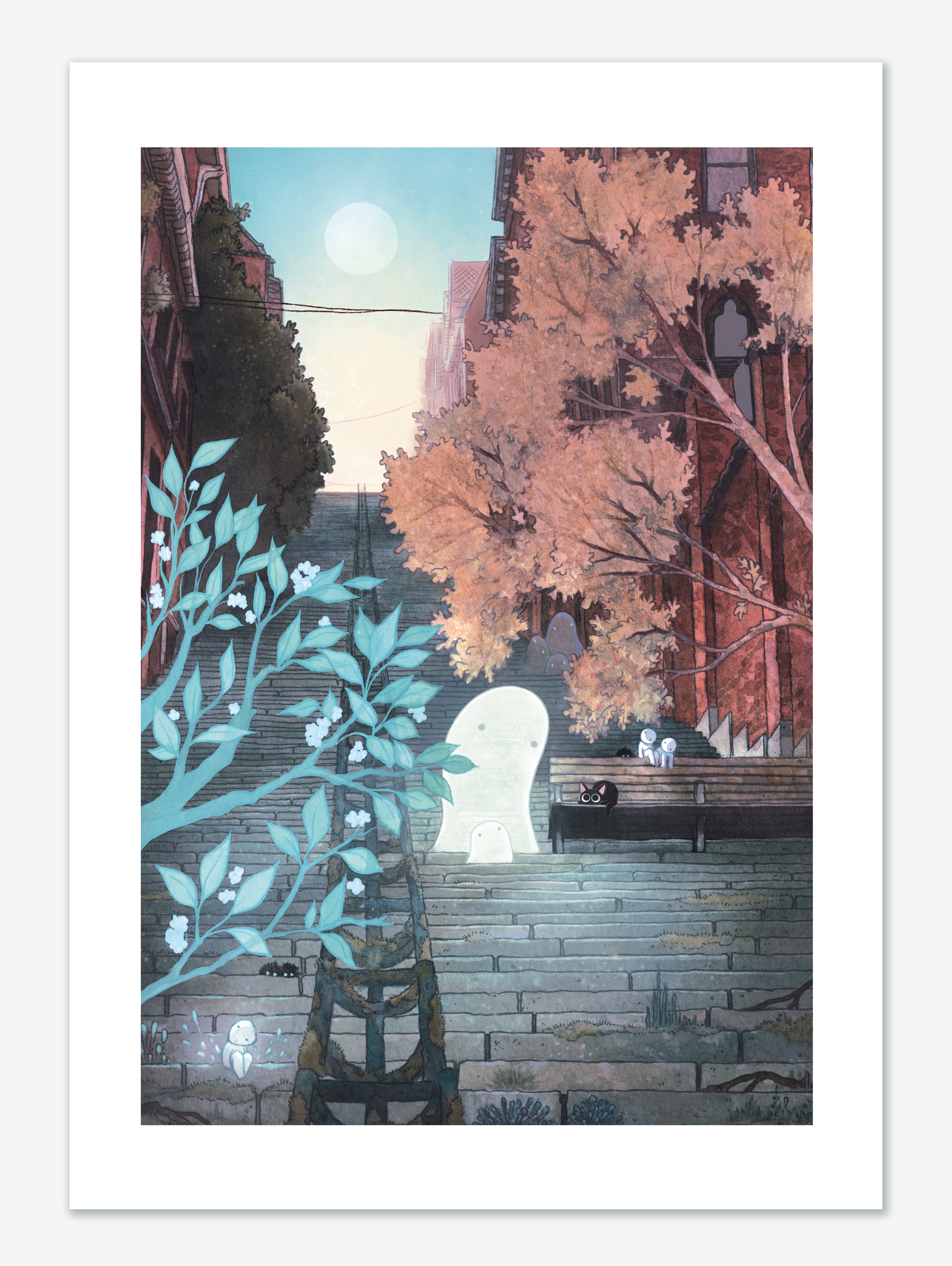 "Montagne de Bueren" Art Print